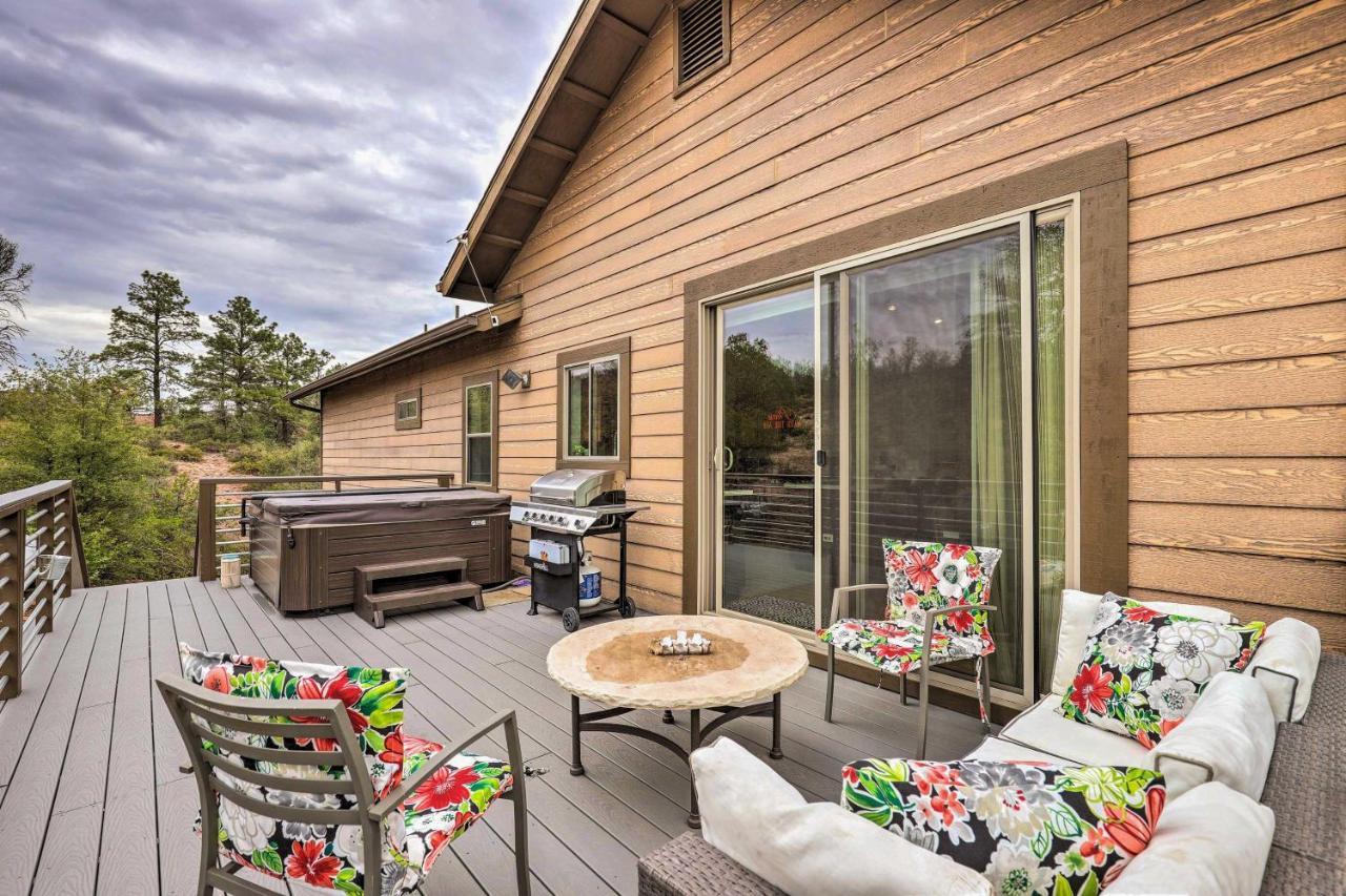 Elkwood Lodge Star Valley Cabin With Hot Tub Payson ภายนอก รูปภาพ