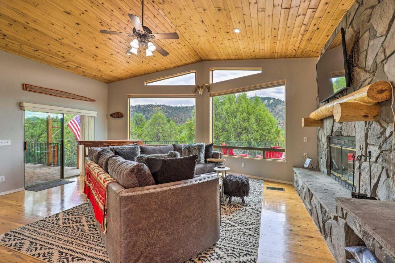 Elkwood Lodge Star Valley Cabin With Hot Tub Payson ภายนอก รูปภาพ